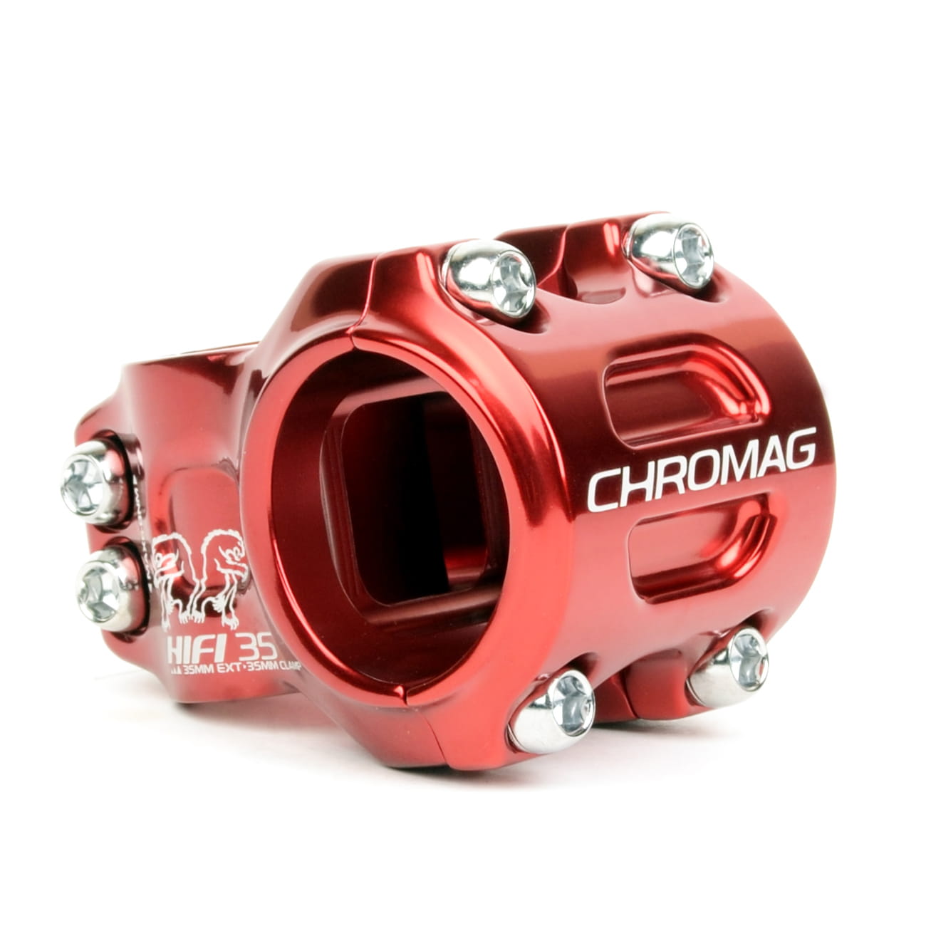 red bike stem