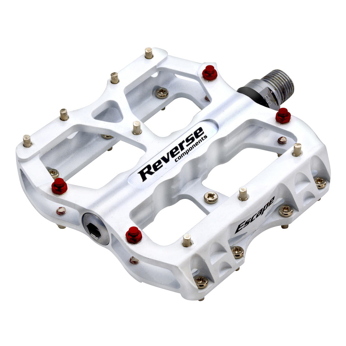 white bike pedals