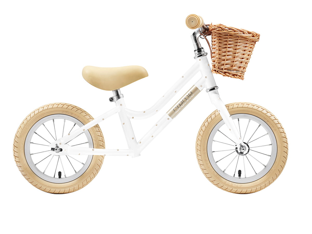 balance bike with basket